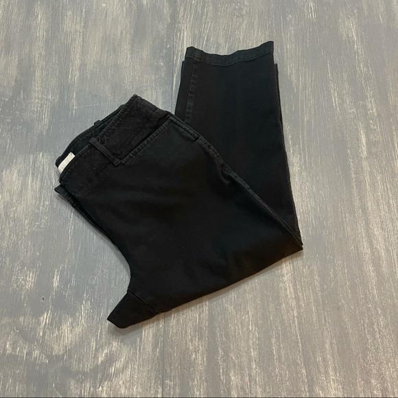 Talbots Petites Black Curvy Capris 6P - Picture 5 of 7